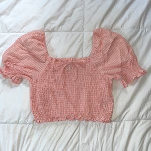 Very J Puffy Short Sleve Top